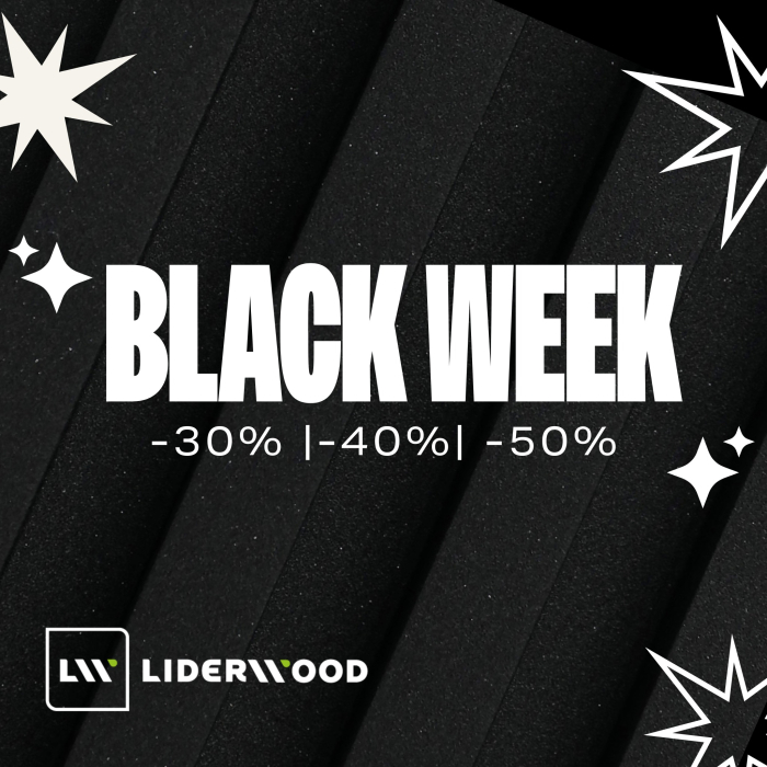Black Week u Liderwood &ndash; proměň svůj prostor se slevou až 50%