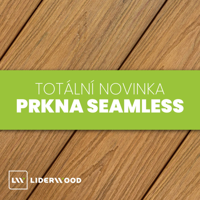 Novinka v nab&iacute;dce: Beze&scaron;v&eacute; kompozitn&iacute; terasov&eacute; desky &ndash; efekt terasy bez mezer.