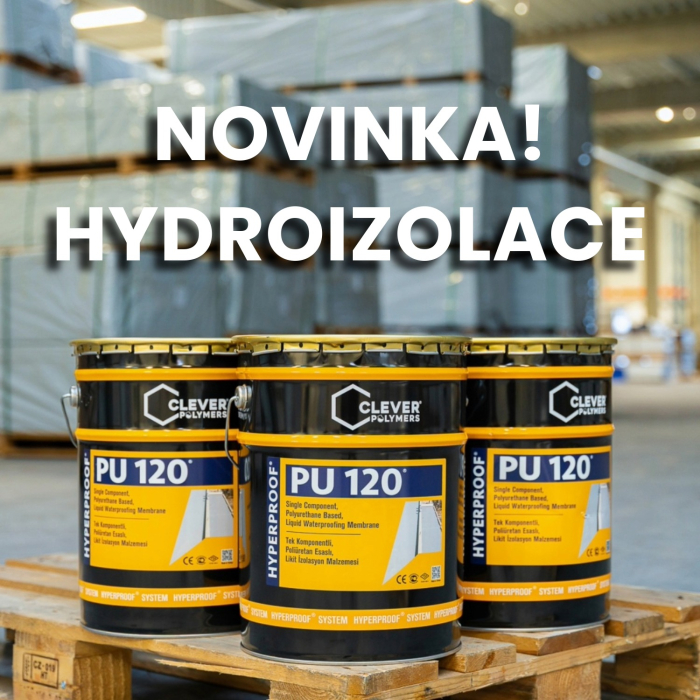 Novinky v naší nabídce: moderní hydroizolace – ještě vyšší účinnost a bezpečnost vašich realizací.