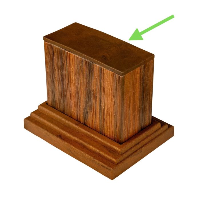 Krytka pro dekorativní profily Premium Teak 9 x 4 cm Krytka pro dekorativní profily Premium Teak 9 x 4 cm