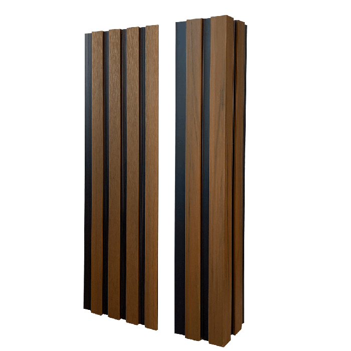 Deska Kompozytowa Narożna Lamelowa DUO Teak/Czarny - dł. 2,9 m