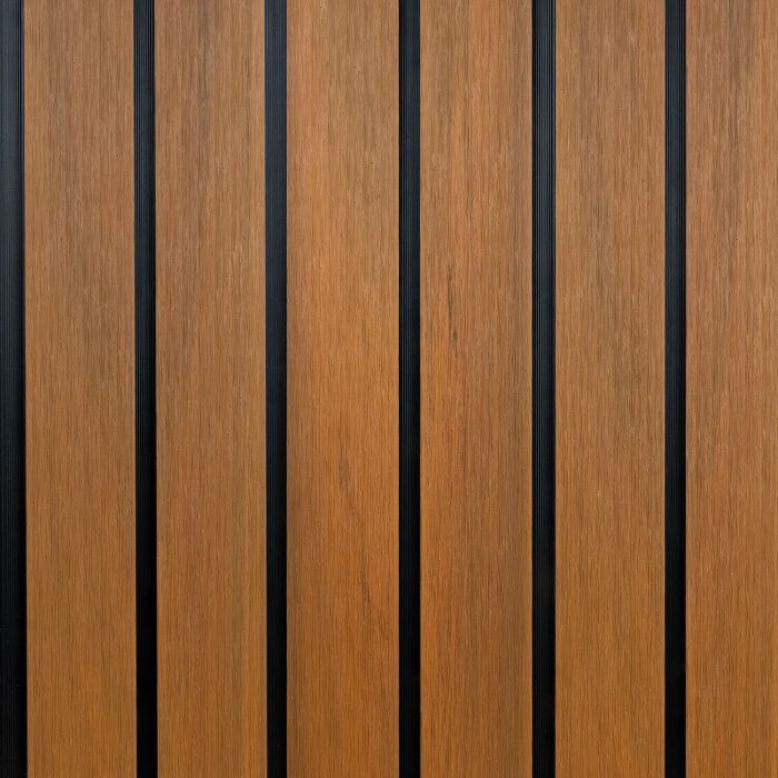 Lamelové plotové prkno DUO Premium Amber / Černý- 1,8 m