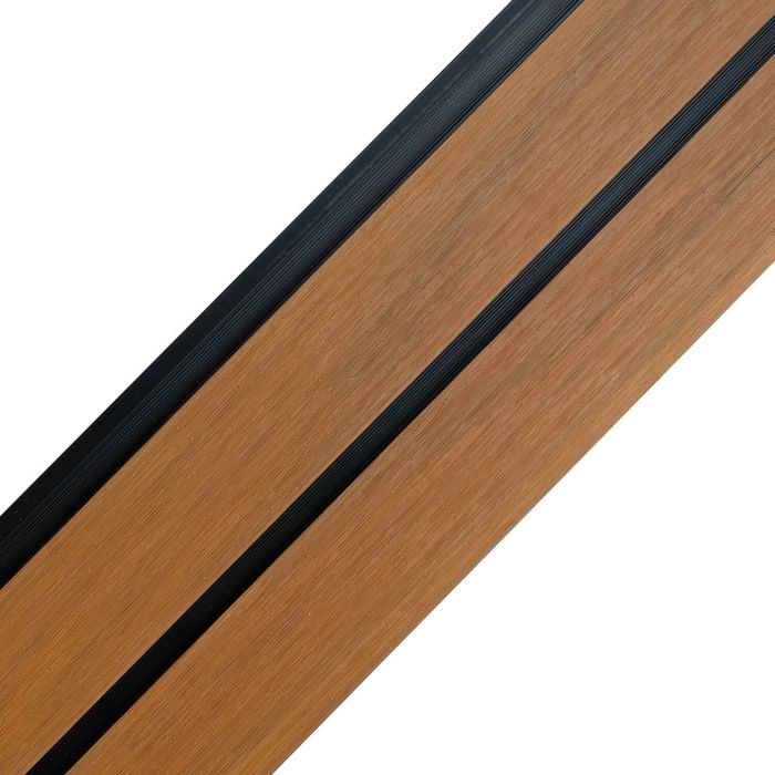Lamelové plotové prkno DUO Premium Amber / Černý- 1,8 m