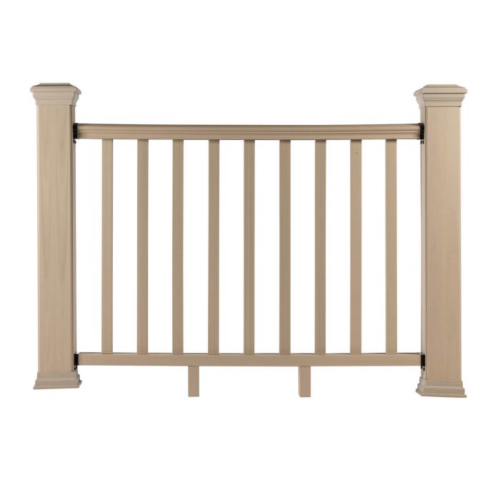 Balustrada kompozytowa Ecru 140 x 113 cm (1 słupek)