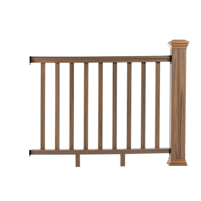 Balustrada kompozytowa Teak 140 x 113 cm (1 słupek)