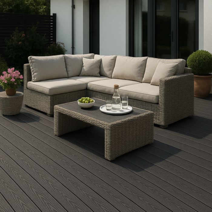 Deska Tarasowa Kompozytowa 3D Classic Antracyt – dł. 3 m