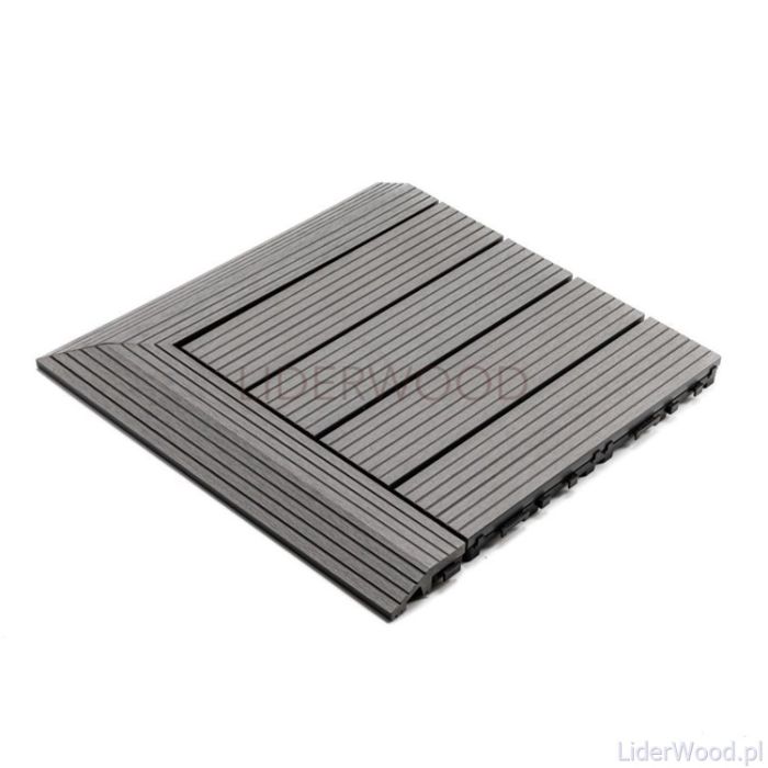 Podest Tarasowy Kompozytowy Narożny Prawy Jasny Szary