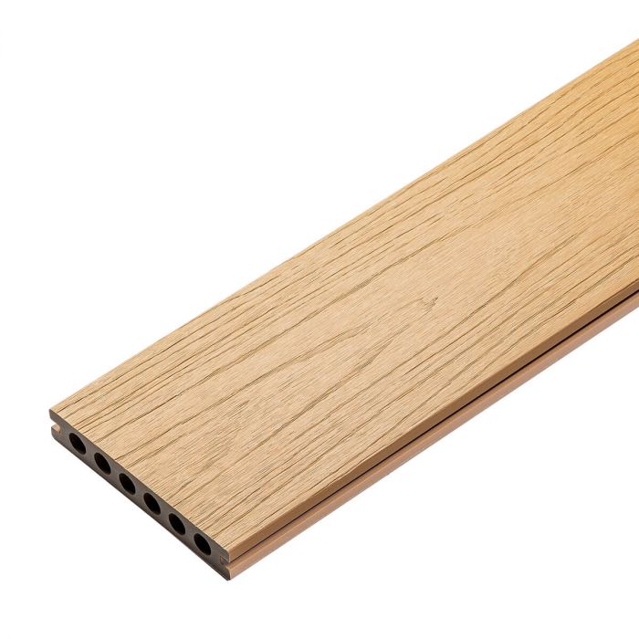 Deska Tarasowa Kompozytowa Premium Ecru / Dąb Jasny – dł. 3 m