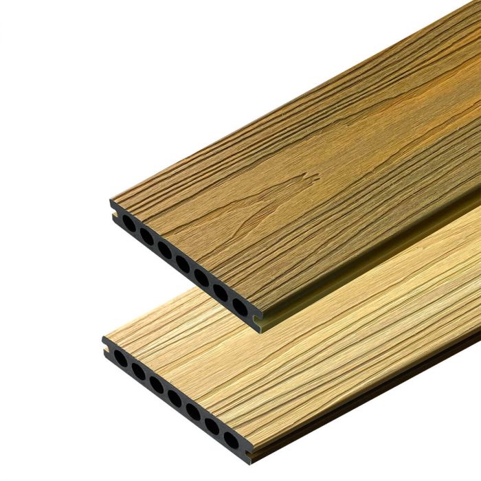 Deska Tarasowa Kompozytowa Premium Złoty Dąb / Dąb Miodowy – dł. 3 m