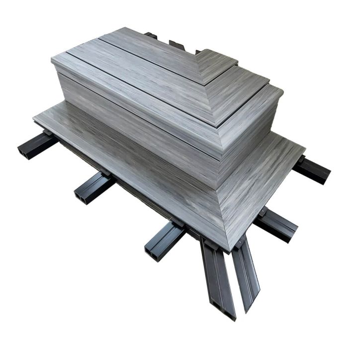 Deska kompozytowa zakończeniowa schodowa Premium Dąb Winchester – dł. 2,8 m