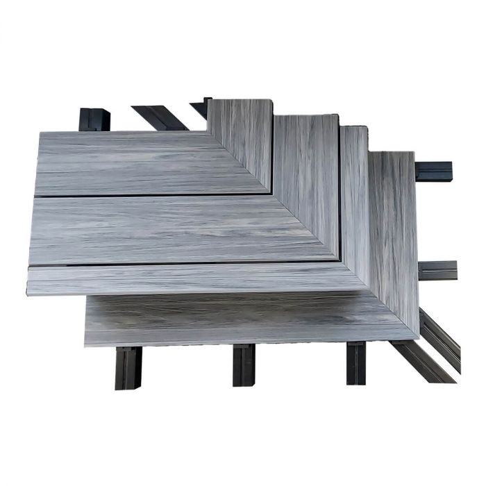 Deska kompozytowa zakończeniowa schodowa Premium Sand – dł. 2,8 m