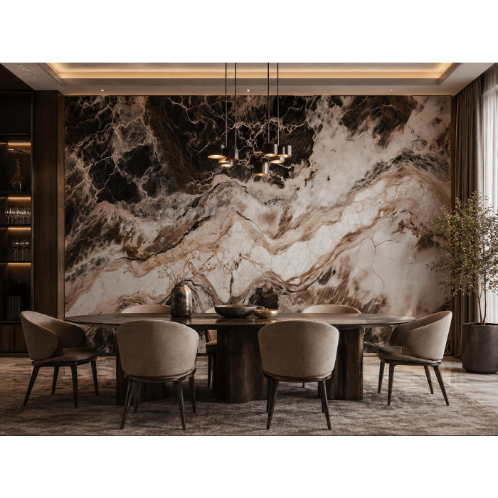 Panel stěnový XXL Emperador Černý Lesklý 120 x 280 cm 3 mm – sada 3 ks (ABC)
