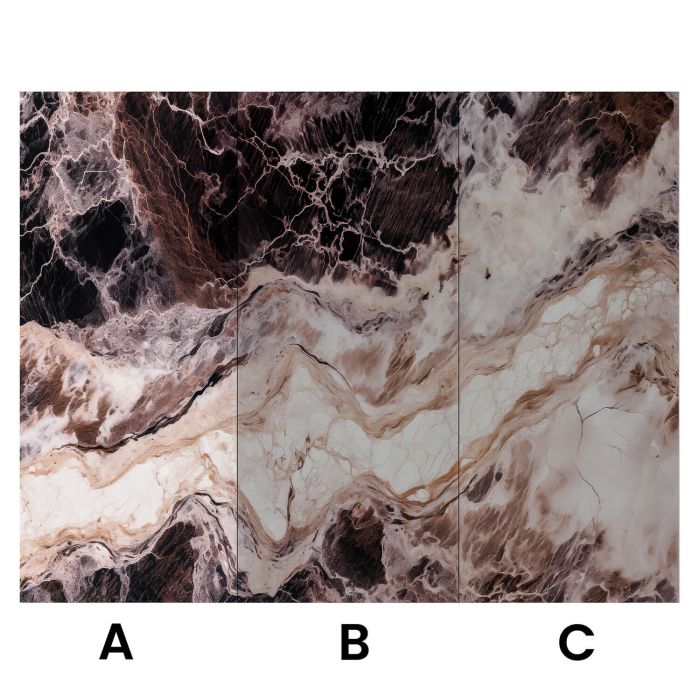 Panel stěnový XXL Emperador Černý Lesklý 120 x 280 cm 3 mm (A)