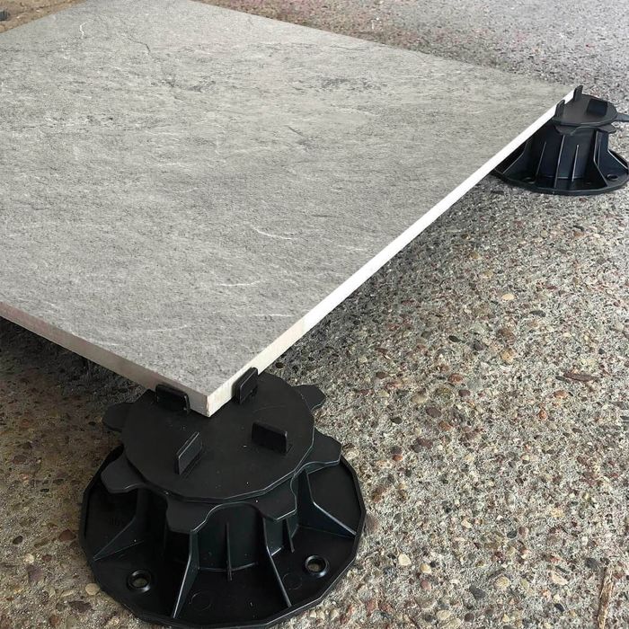 Płyta Tarasowa Gresowa Quarzo Silver Gray 60x60x2 cm