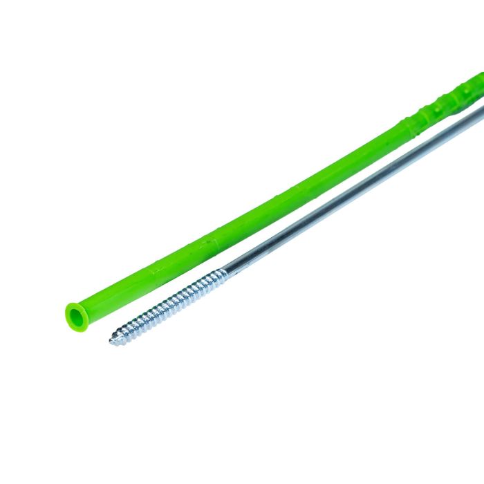 Rozpěrná rámová hmoždinka 10x300 mm + šroub TORX s talířovou hlavou 7x300 mm – 50 ks