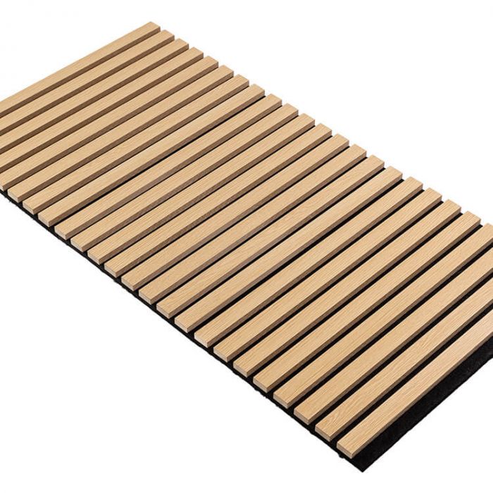 Lamele ścienne akustyczne na filcu Dąb Jasny 2 x 32 cm – dł. 2,7 m