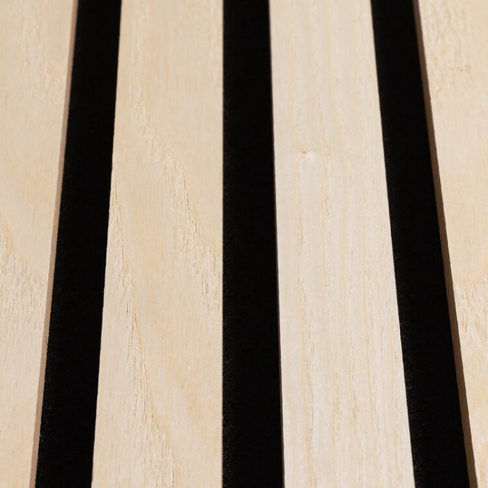 Panel lamelowy ścienny akustyczny na filcu Drewno Naturalne Fornir 32 x 32 cm