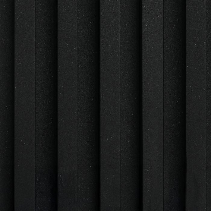 Lamele Ścienne Dekoracyjne Czarny Brokat 2,4 x 16,8 cm – dł. 2,7 m