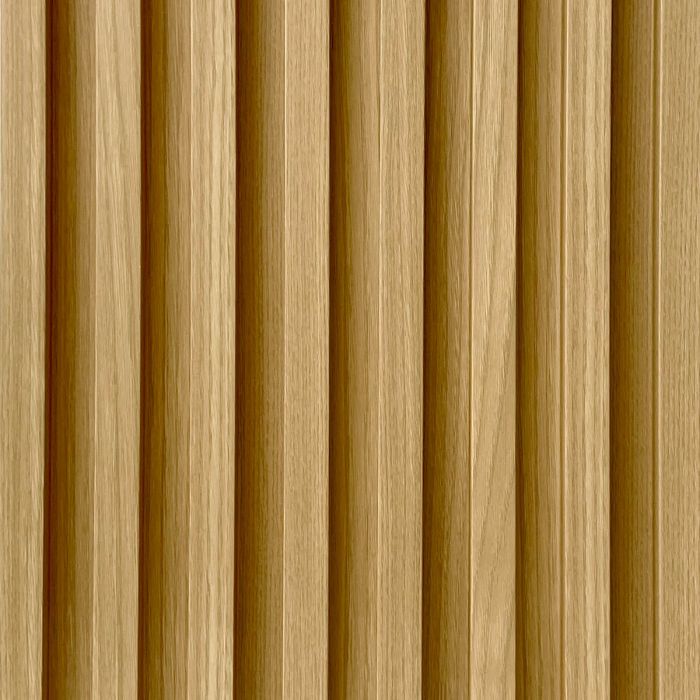 Lamele Ścienne Dekoracyjne Dąb Jasny 2,4 x 16,8 cm – dł. 2,7 m