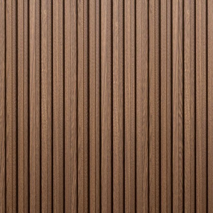 Lamely stěnové SPC nízké Dub Tmavý Mat 1,2 x 15,5 cm – 2,8 m