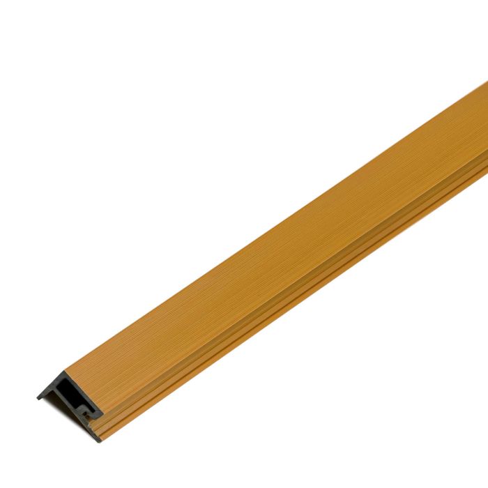 Listwa Kompozytowa Lamelowa typu F Trapez Dąb Bursztynowy 36,5 x 49,5 mm – dł. 2,9 m