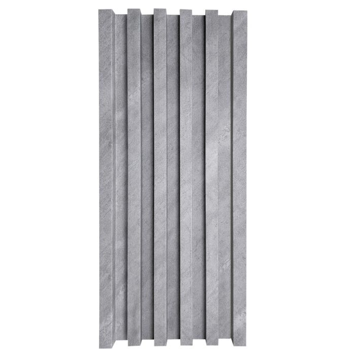 Listwa Lamelowa Startowa Szary Brokat 2,4 x 2,4 cm – dł. 2,7 m