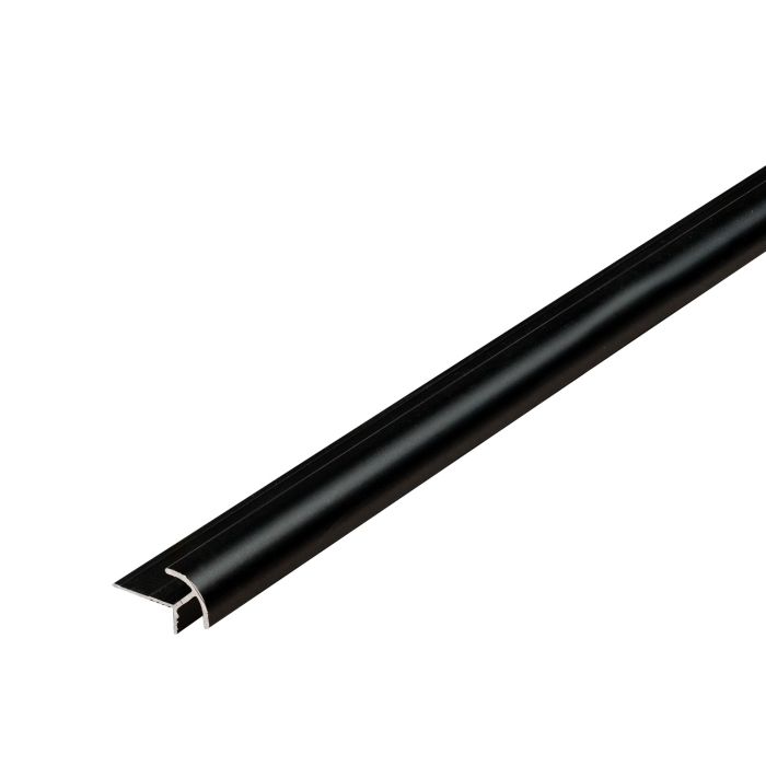 Hliníkový vnější rohový profil 4,5 mm pro stěnové panely Černý Mat – 2,9 m