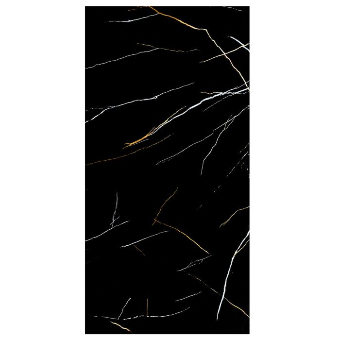 Panel stěnový SPC Mramor Marquina Černý Lesklý 120 x 280 cm 4 mm Panel stěnový SPC Mramor Marquina Černý Lesklý 120 x 280 cm 4 mm
