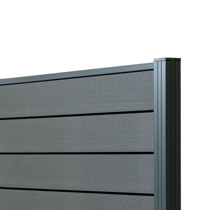 Kompozitní plotový panel Standard Antracit – 1 sloupek Kompozitní plotový panel Standard Antracit – 1 sloupek