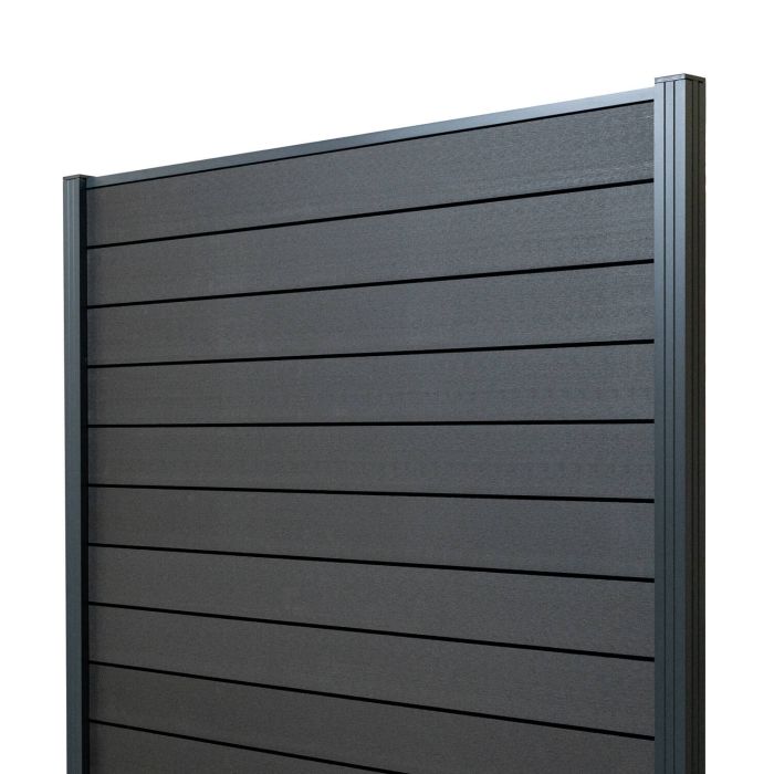 Kompozitní plotový panel Standard Antracit – 1 sloupek Kompozitní plotový panel Standard Antracit – 1 sloupek