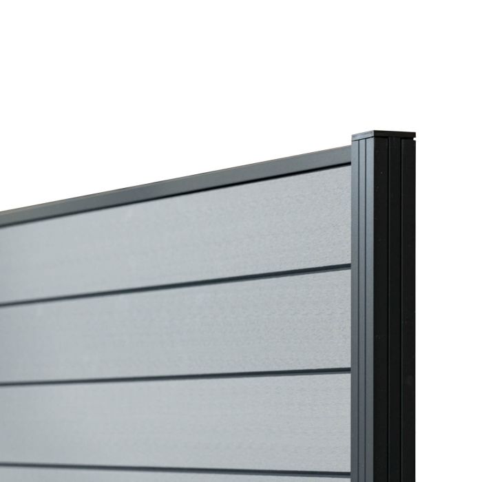 Kompozitní plotový panel Standard šedý – 1 sloupek Kompozitní plotový panel Standard šedý – 1 sloupek