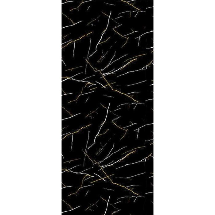 Panel stěnový SPC Mramor Marquina Černý Lesklý 120 x 280 cm 4 mm Panel stěnový SPC Mramor Marquina Černý Lesklý 120 x 280 cm 4 mm