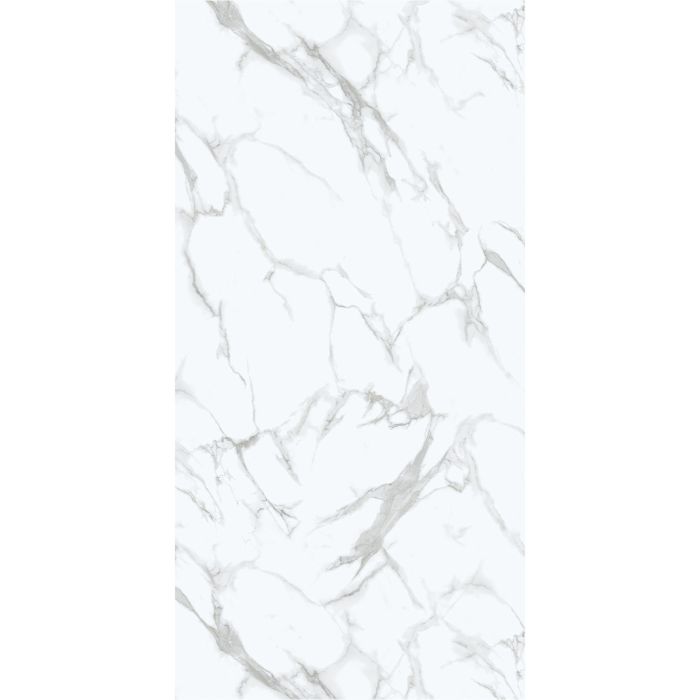 Panel stěnový SPC Mramor Calacatta Bílý Lesklý 60 x 120 cm 4 mm Panel stěnový SPC Mramor Calacatta Bílý Lesklý 60 x 120 cm 4 mm