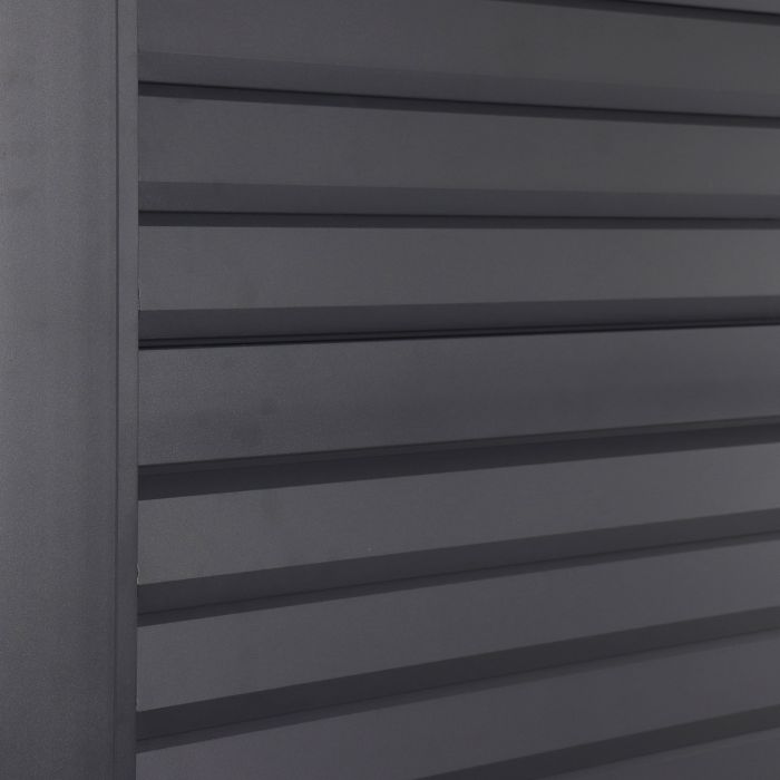 Nastavitelný horizontální žaluziový panel pro zahradní pergolu Antracit