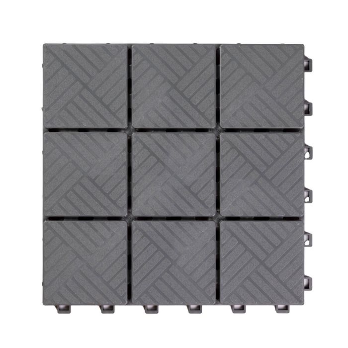 Płytka Ogrodowa Tarasowa Uni-Floor Kostka Szary 29 x 29 x 2 cm