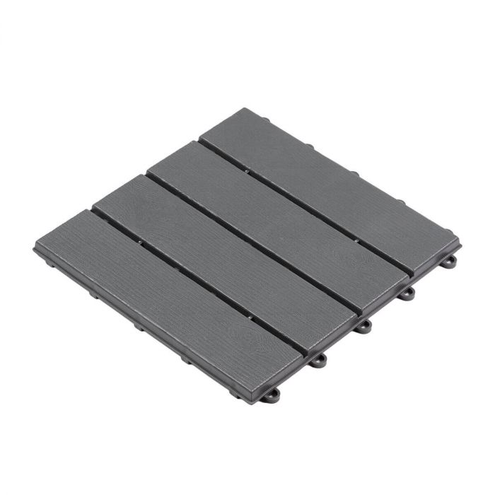 Płytka Ogrodowa Tarasowa Uni-Floor Parkiet Szary 30 x 30 x 1,8 cm