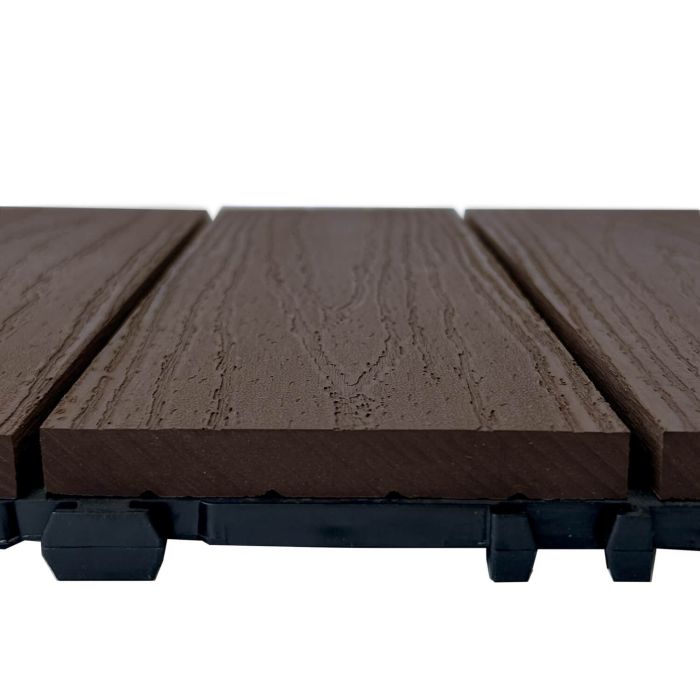 Podest Tarasowy Kompozytowy 3D Solid Brąz 30 x 30 x 2,5 cm