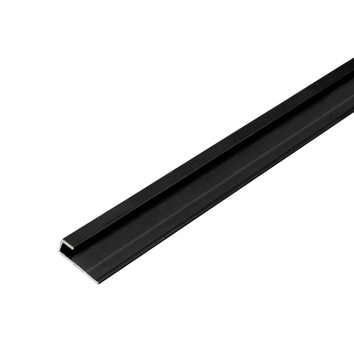 Hliníkový ukončovací profil 3,5 mm pro stěnové panely Černý Mat – 2,9 m Hliníkový ukončovací profil 3,5 mm pro stěnové panely Černý Mat – 2,9 m