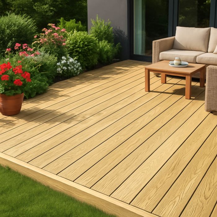 Deska Tarasowa Kompozytowa Premium Złoty Dąb / Dąb Miodowy – dł. 4 m