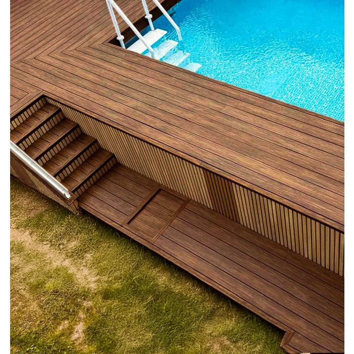 Deska Tarasowa Kompozytowa Premium Teak / Redwood – dł. 4 m