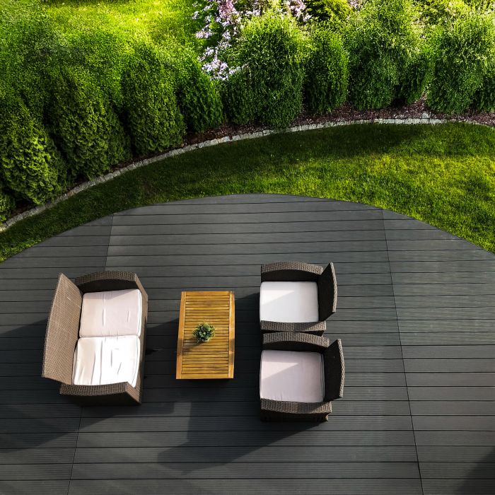 Deska Tarasowa Kompozytowa Standard 15 Antracyt – dł. 3,5 m