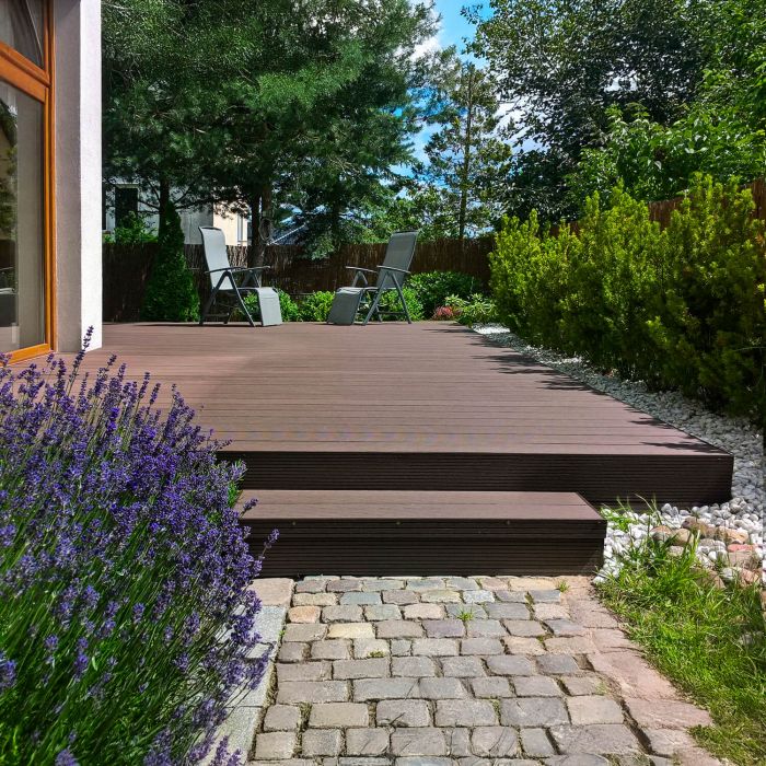 Deska Tarasowa Kompozytowa Standard 15 Brąz – dł. 3,5 m