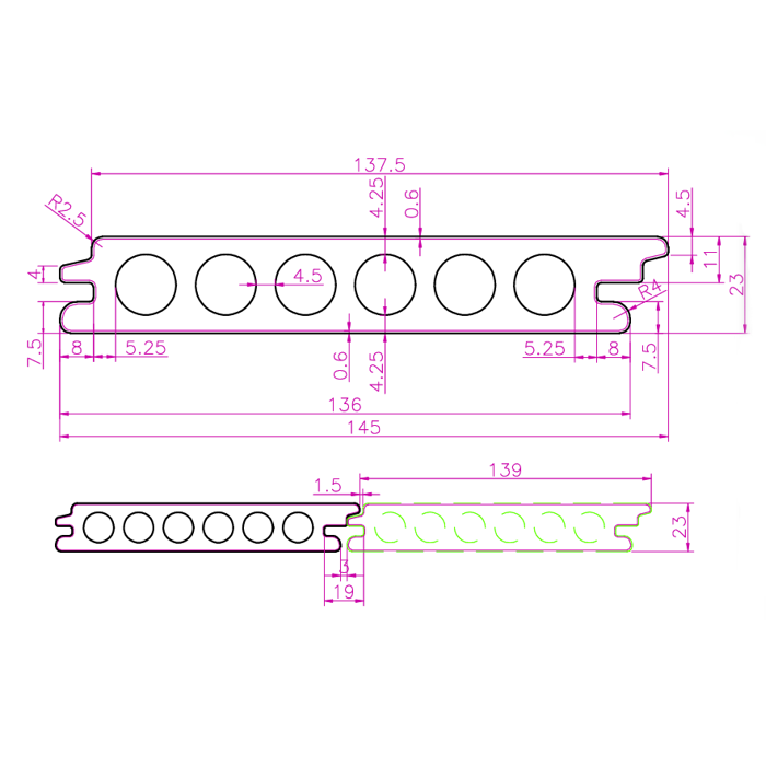 Terasové Prkno WPC Solid Prestige Premium Antique - 3 m