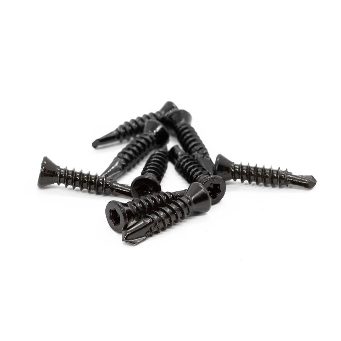 Samořezný šroub 4 x 18,5 mm z nerezové oceli Černý – 100 ks