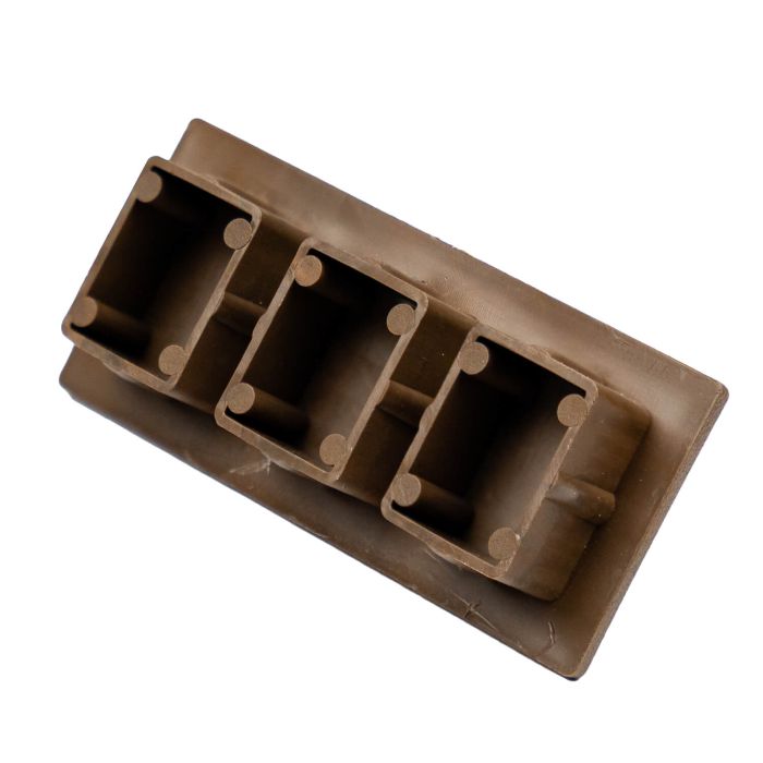 Krytka pro dekorativní profily Premium Teak 9 x 4 cm Krytka pro dekorativní profily Premium Teak 9 x 4 cm
