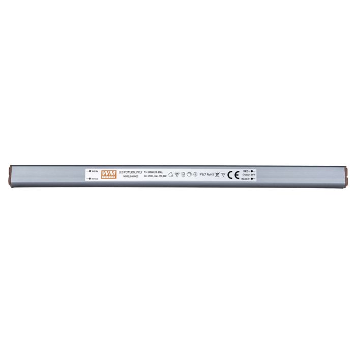 Zdroj pro LED lampy do plotového sloupku – Super Slim | 24V DC | 60W | IP67