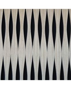 Lamele ścienne akustyczne na filcu V-Line Dąb Soft Fornir 2,1 x 30,5 cm &ndash; dł. 2,7 m