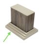 Upevňovací prvek pro dekorativní profily Premium Antique 9 x 4 cm