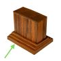 Upevňovací prvek pro dekorativní profily Premium Teak 9 x 4 cm