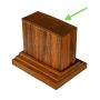 Krytka pro dekorativní profily Premium Teak 9 x 4 cm